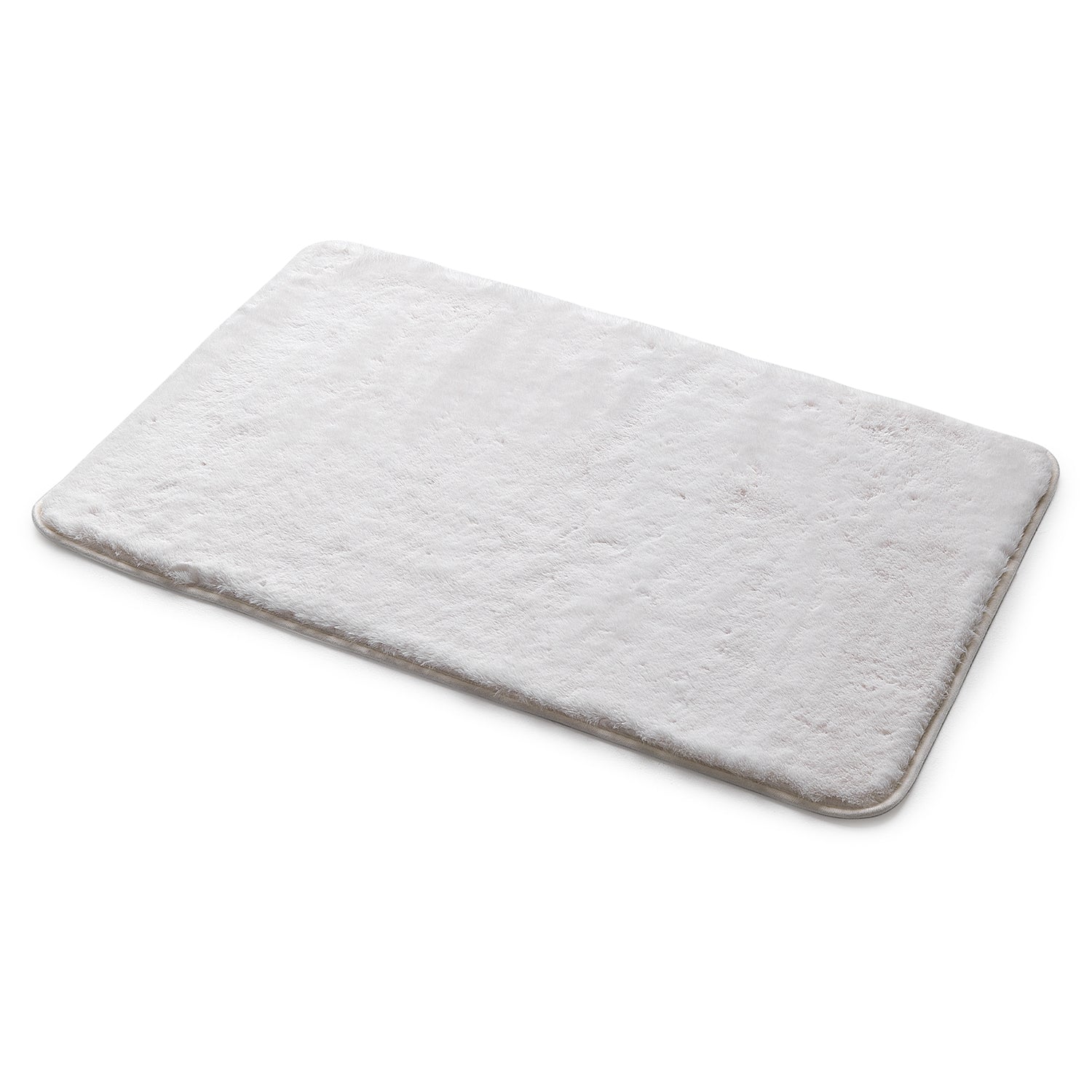 Tappeto bagno 50x80 cm modello Fuzzy di Gedy - Bianco by CeramicStore | Lo specialista del tuo bagno