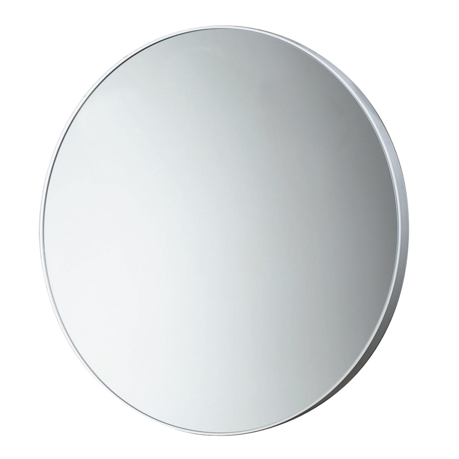 Specchio diametro 60 cm di Gedy con cornice in resine termoplastiche - Bianco by CeramicStore | Lo specialista del tuo bagno