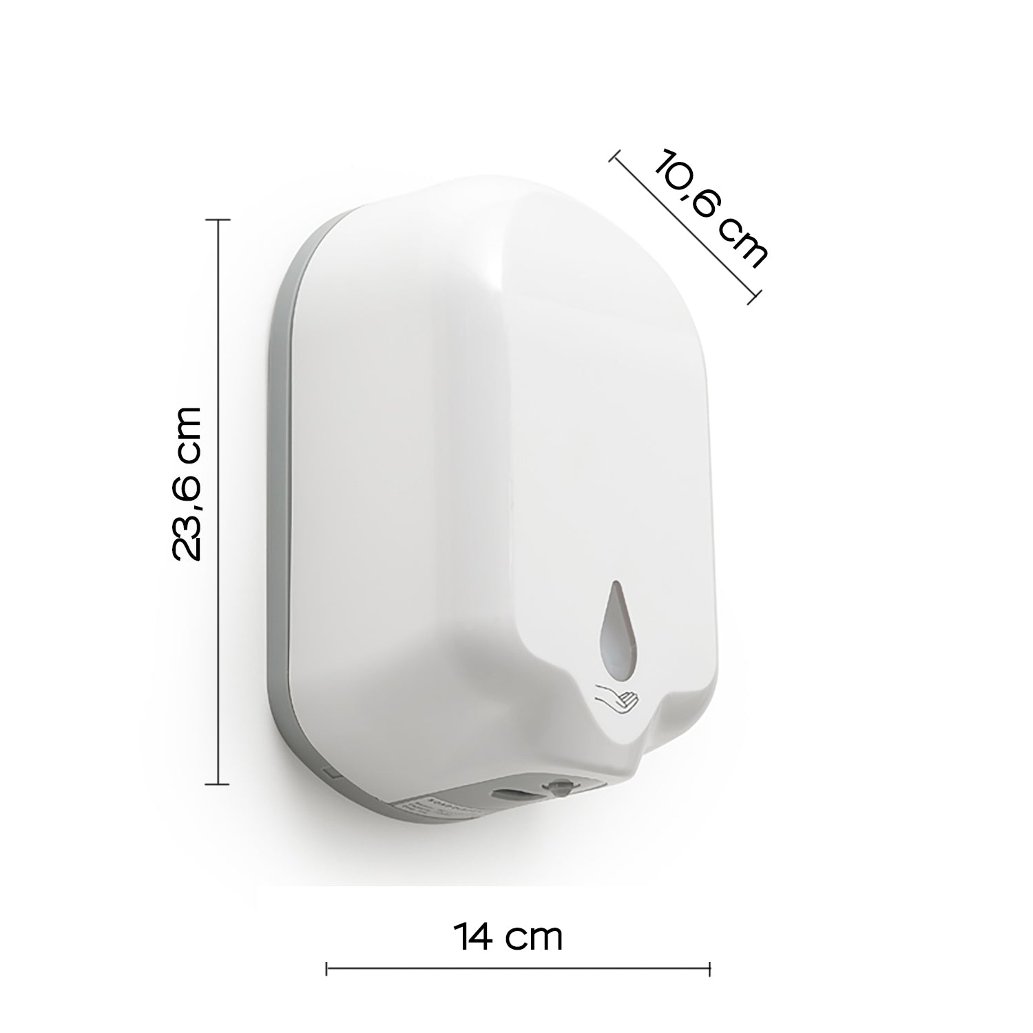 Distributore sapone touchless di Gedy modello Jelly in ABS - Bianco by CeramicStore | Lo specialista del tuo bagno