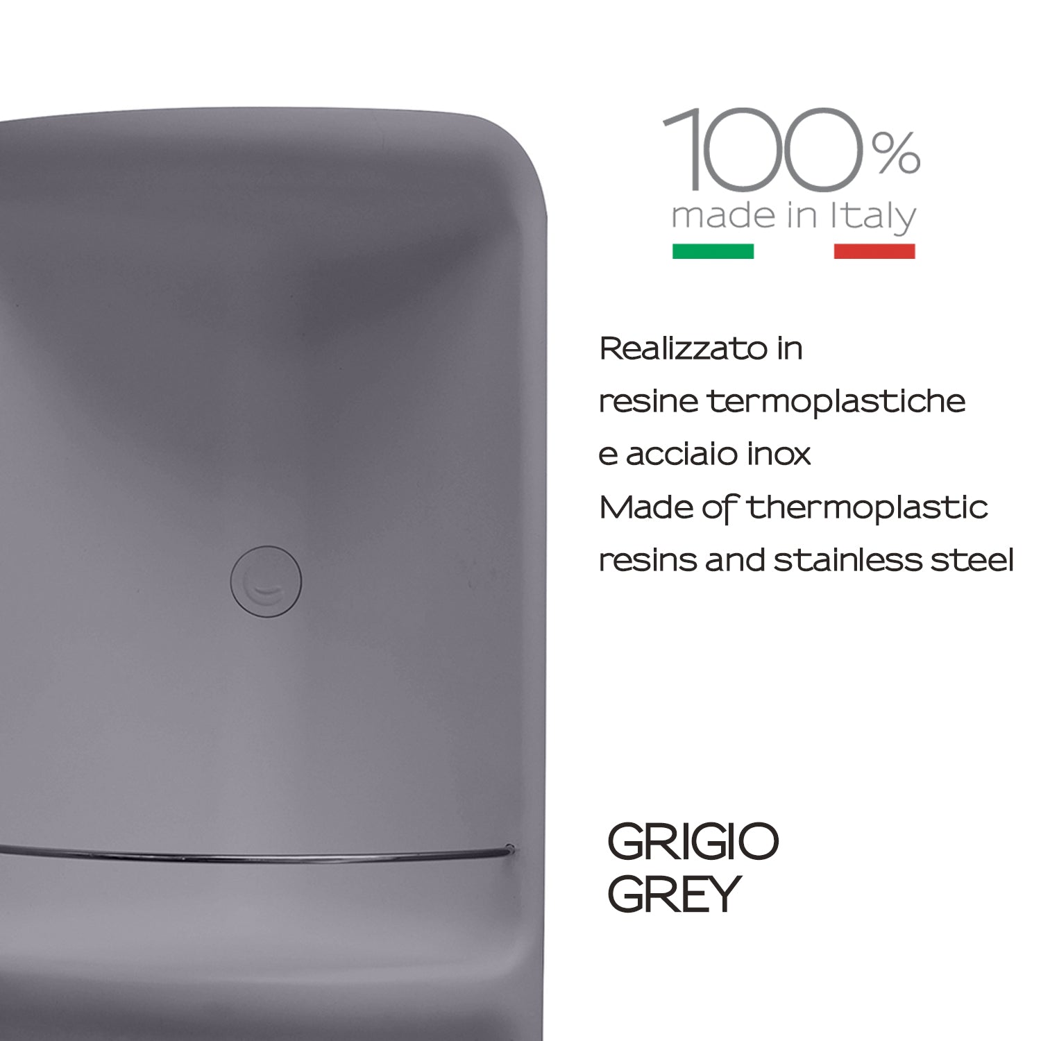 Portaoggetti doccia angolare Caesar in Acciaio Inox di Gedy - Grigio by CeramicStore | Lo specialista del tuo bagno