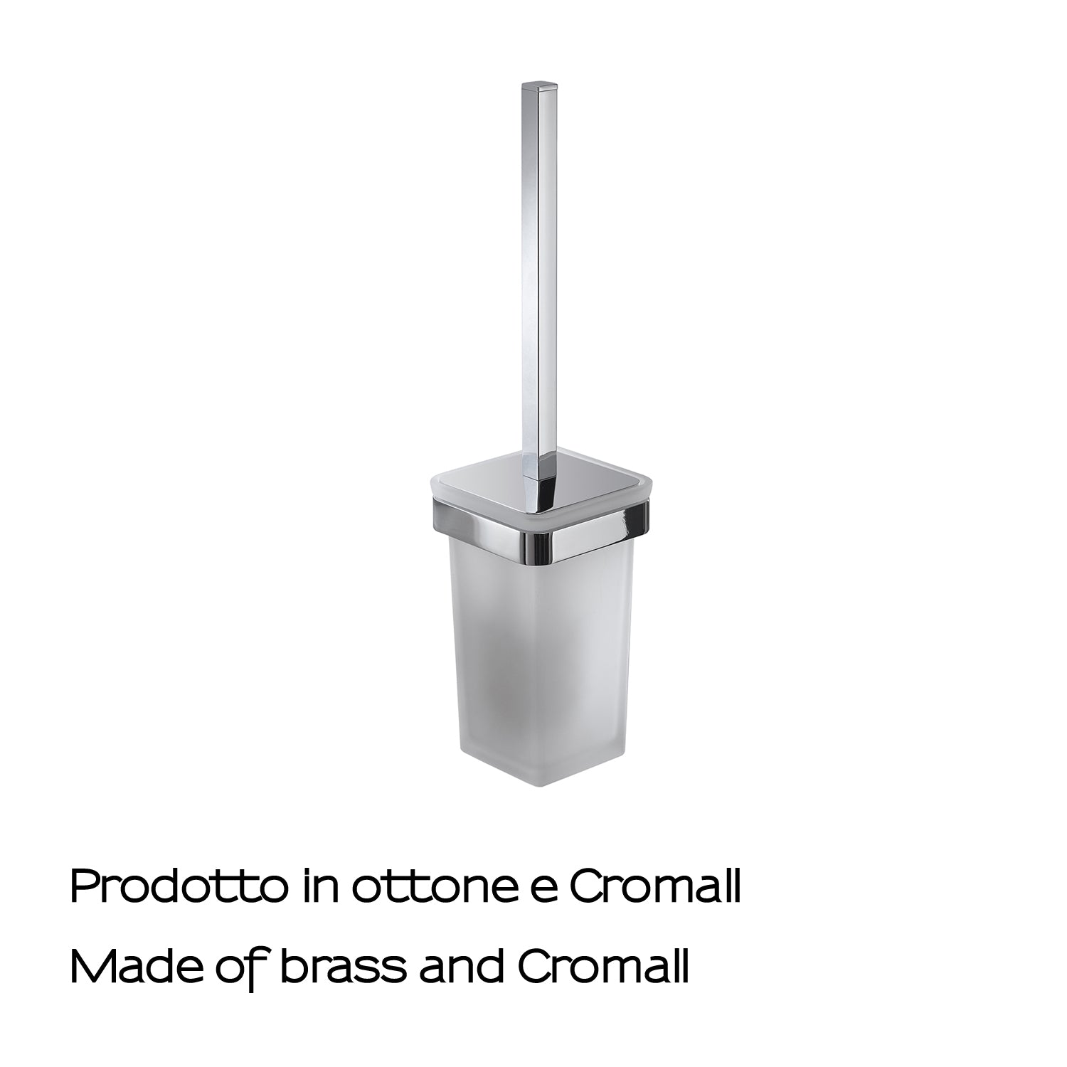 Scopino con ciuffo in setole in Ottone e Cromall Gedy serie Samoa - Cromato by CeramicStore | Lo specialista del tuo bagno