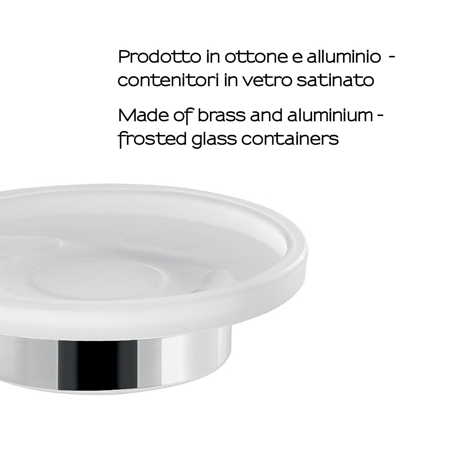 Portasapone a muro Gedy serie Gea - Cromato by CeramicStore | Lo specialista del tuo bagno