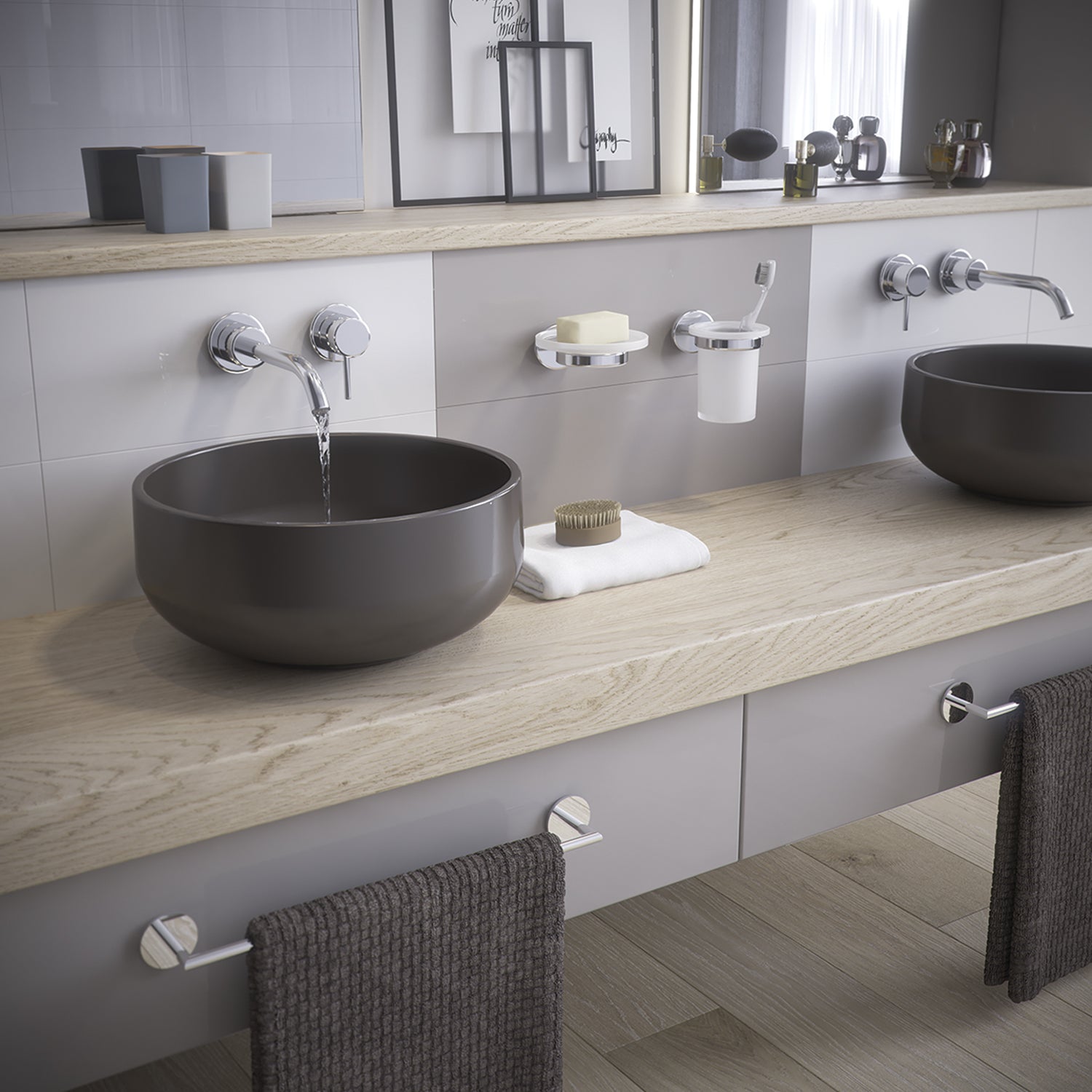 Portasapone a muro Gedy serie Gea - Cromato by CeramicStore | Lo specialista del tuo bagno