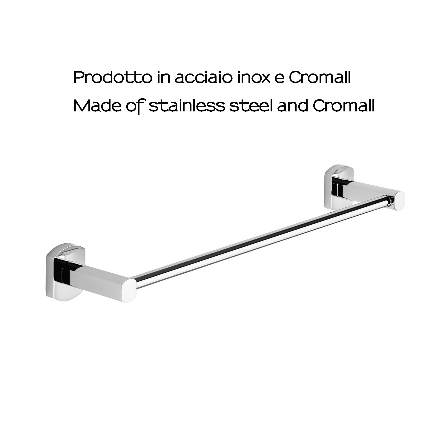 Porta asciugamani 35 cm a parete di Gedy serie Edera Plus - Cromato by CeramicStore | Lo specialista del tuo bagno