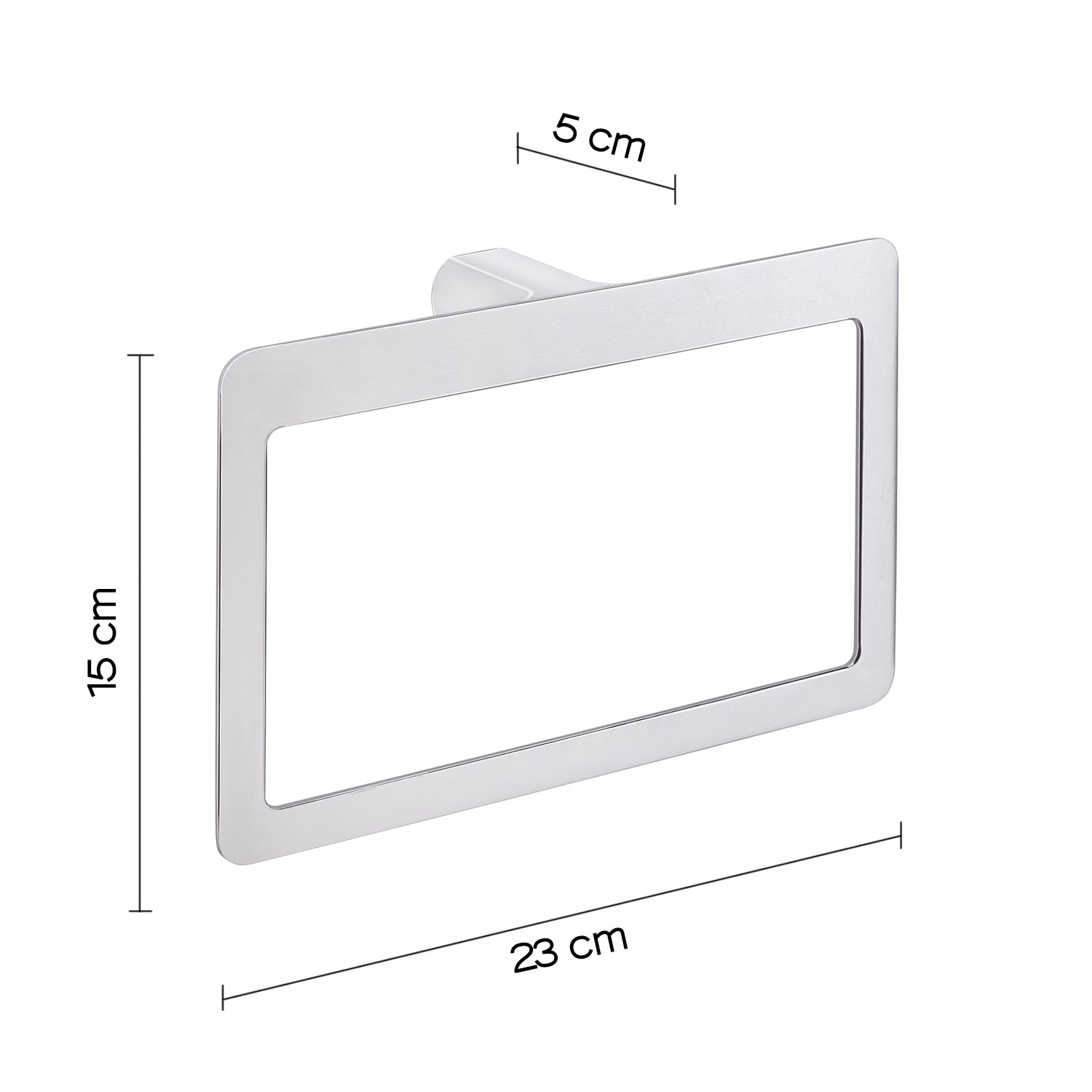 Portasalviette ad anello Gedy serie Pirenei - Cromato by CeramicStore | Lo specialista del tuo bagno