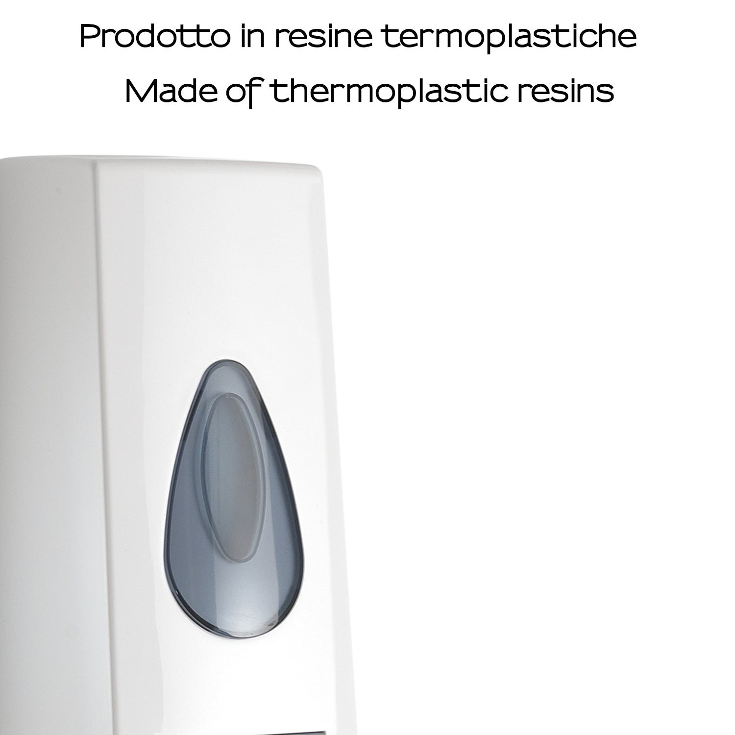 Dispenser sapone o disinfettante mani Gedy modello Halibut da 630 ml - Bianco by CeramicStore | Lo specialista del tuo bagno