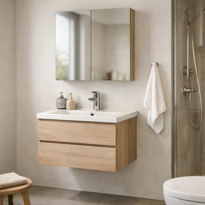 Mobili bagno sospesi per piccoli spazi