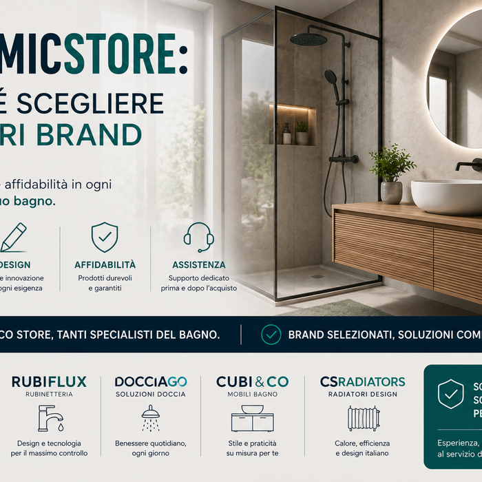 CeramicStore: perché scegliere i nostri brand