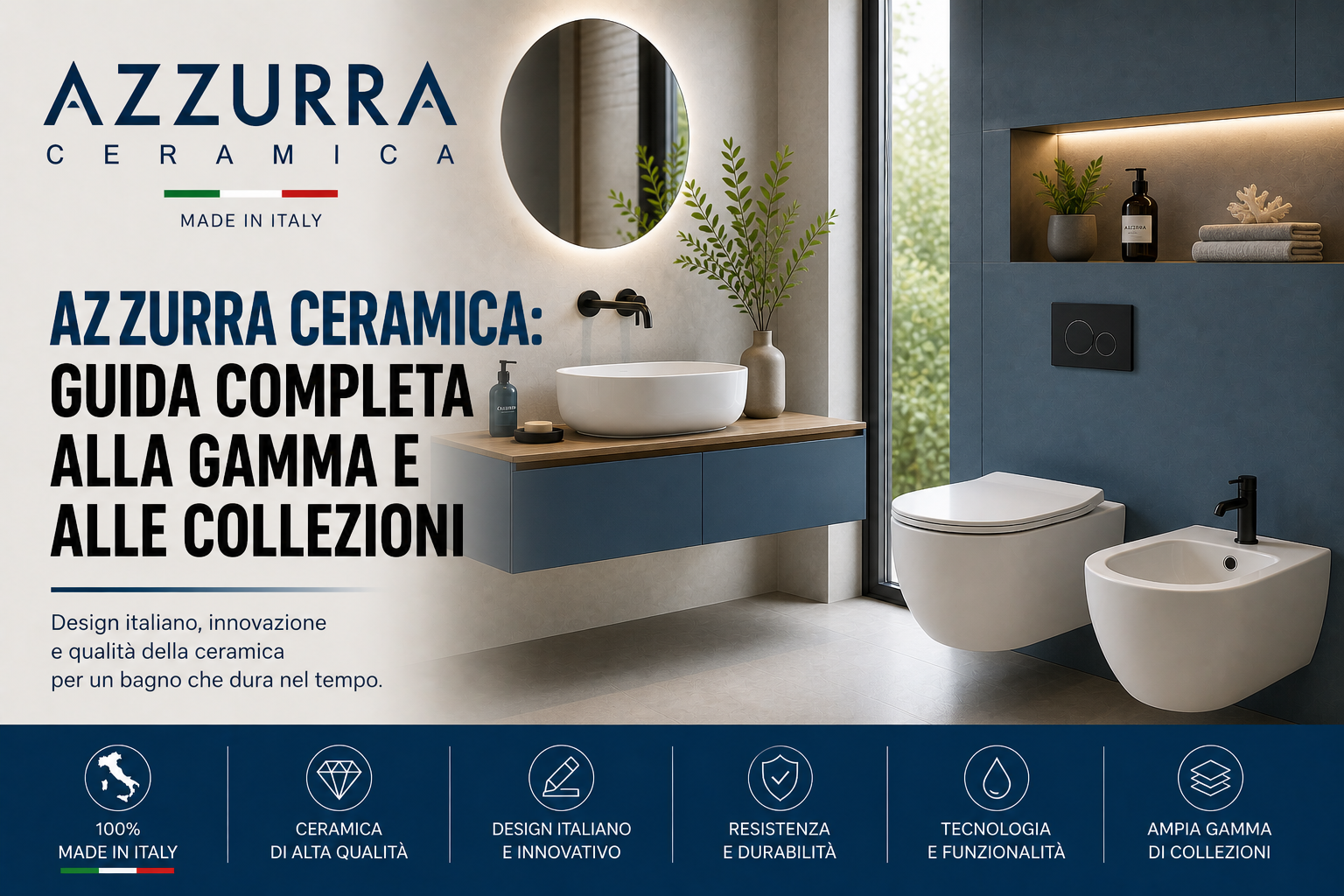 Azzurra Ceramica: guida completa alla gamma e alle collezioni
