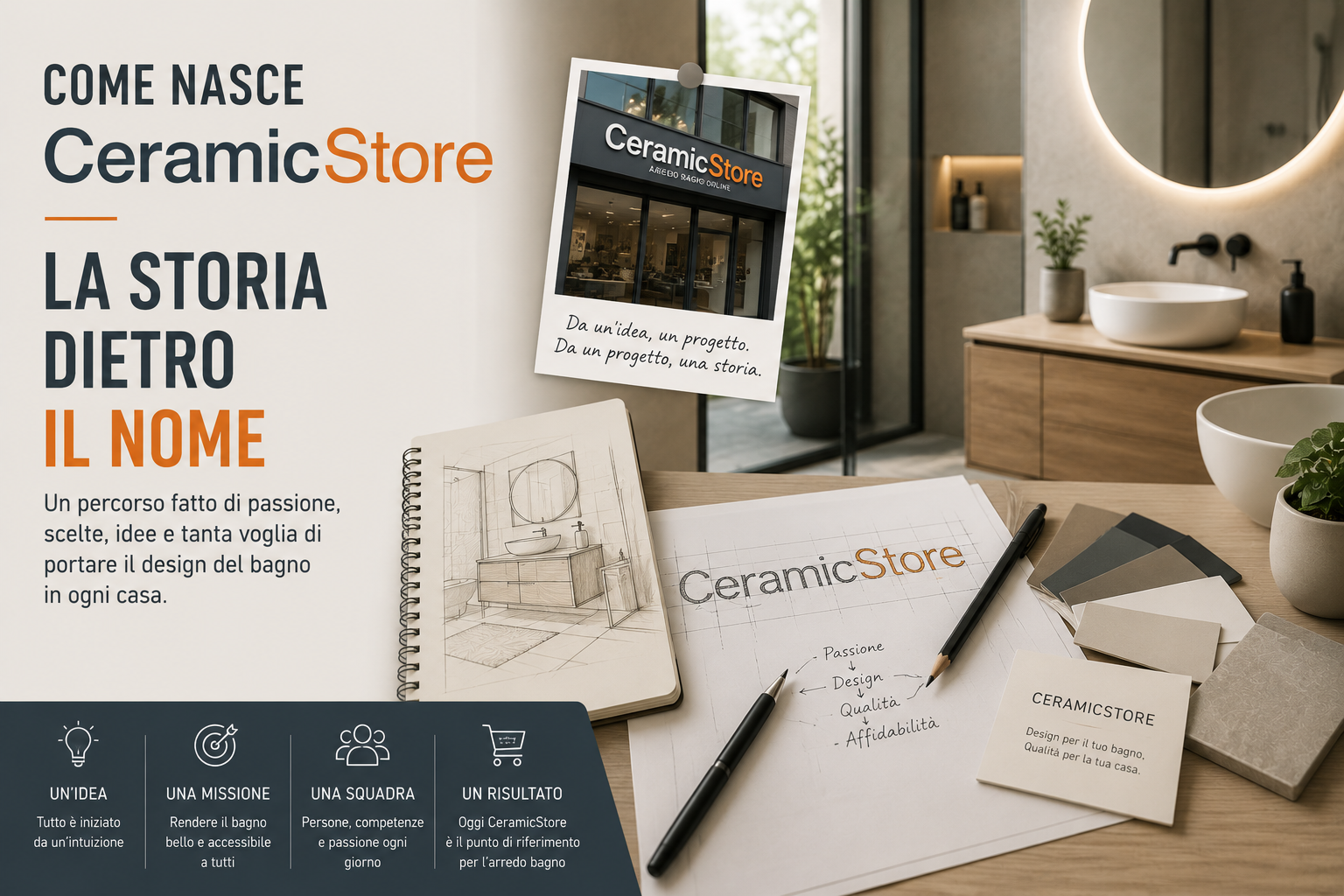 Come nasce CeramicStore: la storia dietro il nome