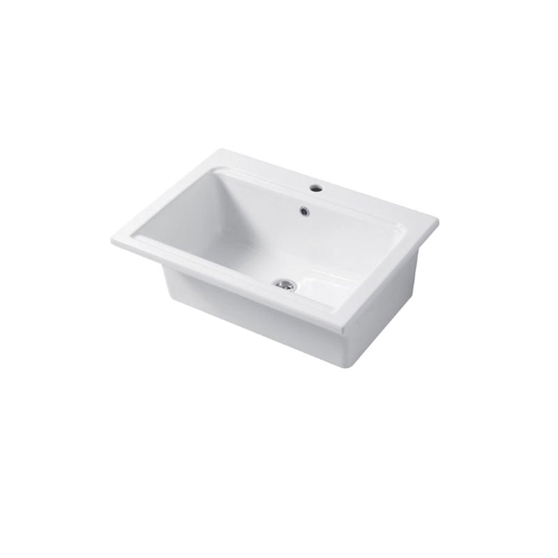 Lavatoio Disegno Ceramica Scotland – da appoggio o incasso, ceramica bianca 71x51 cm