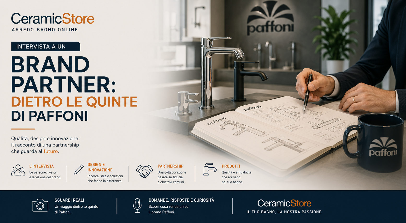 Intervista a un brand partner: dietro le quinte di Paffoni