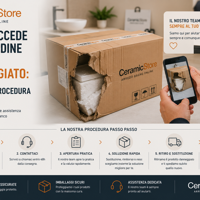 Cosa succede se un ordine arriva danneggiato: la nostra procedura passo passo