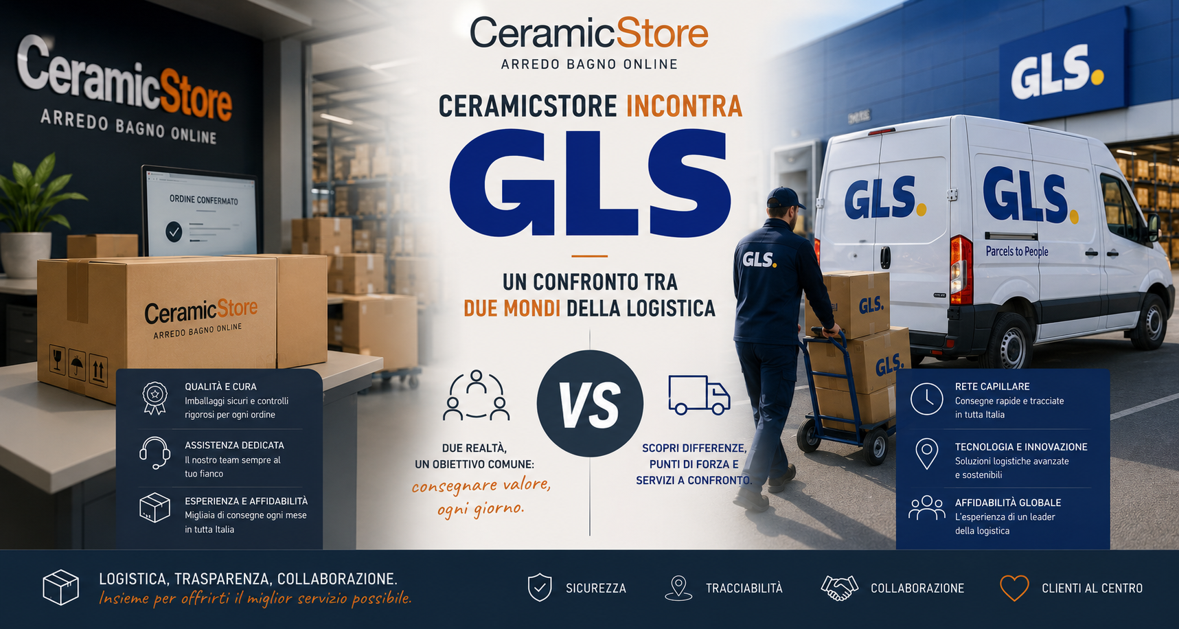 CeramicStore incontra GLS: un confronto tra due mondi della logistica