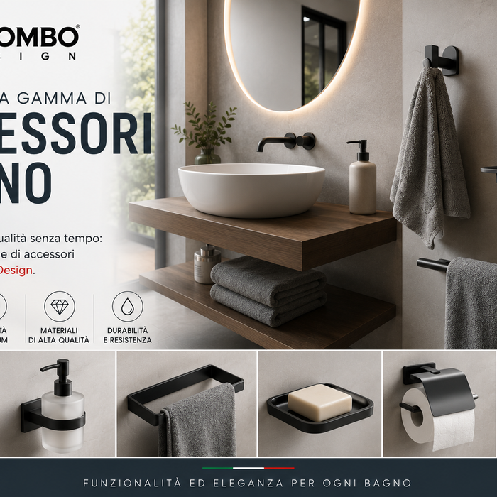Colombo Design: guida alla gamma di accessori bagno