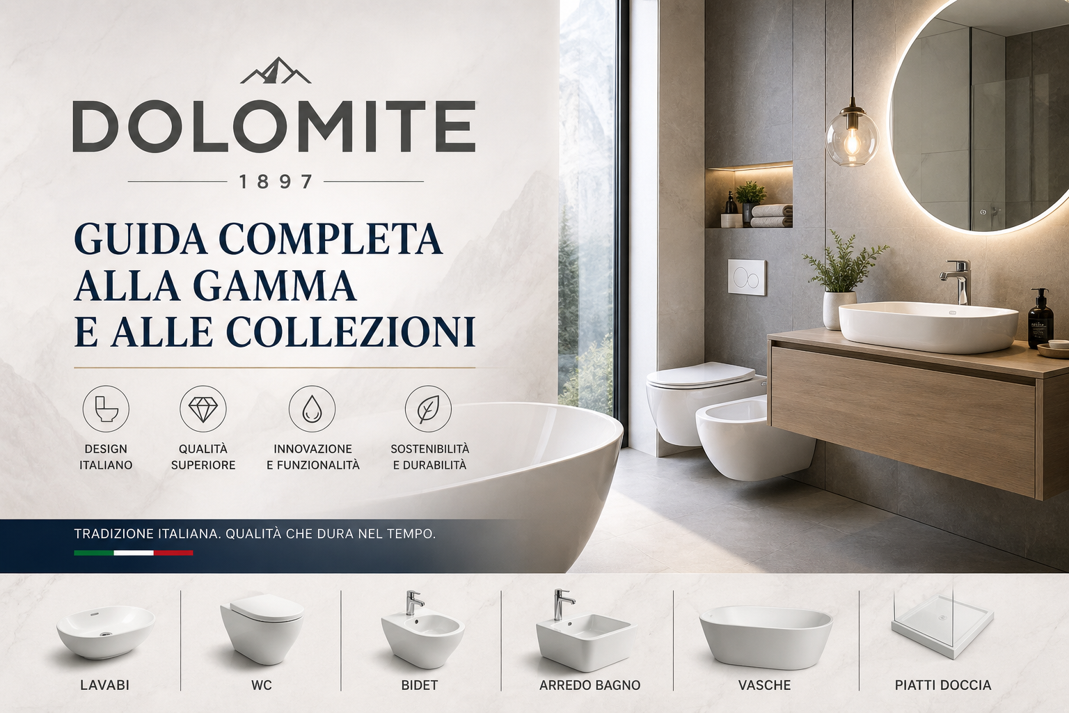 Dolomite: guida completa alla gamma e alle collezioni