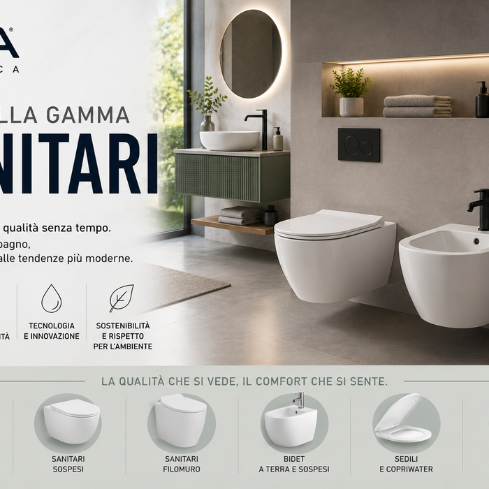 AXA Ceramica: guida alla gamma sanitari