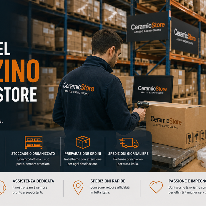 Un giorno nel magazzino di CeramicStore