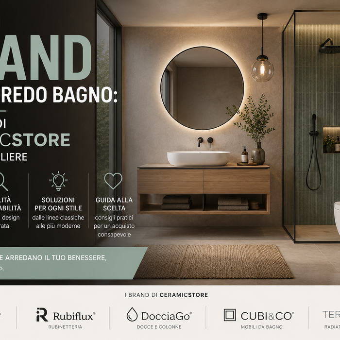 Guida ai brand dell'arredo bagno: i marchi di CeramicStore e come scegliere