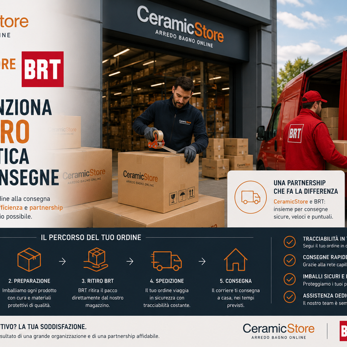 CeramicStore incontra BRT: come funziona davvero la logistica delle consegne