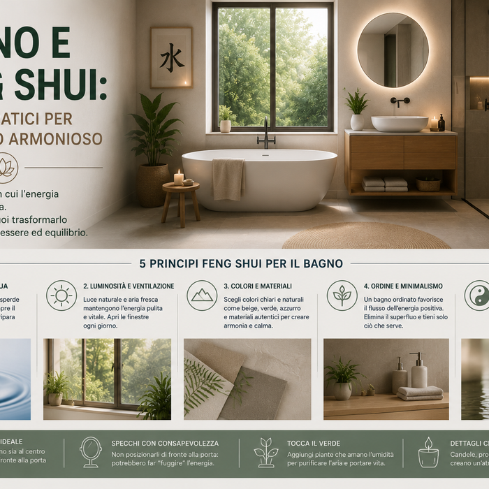Bagno e Feng Shui: principi pratici per uno spazio armonioso