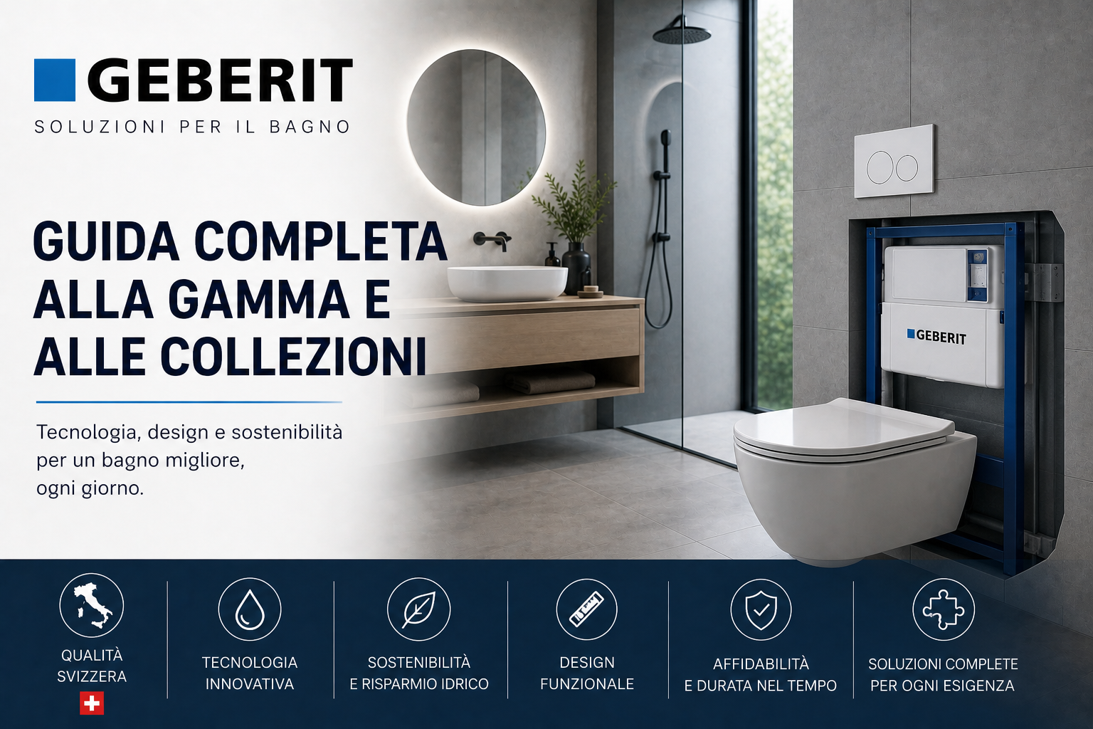 Geberit: guida completa alla gamma e alle collezioni