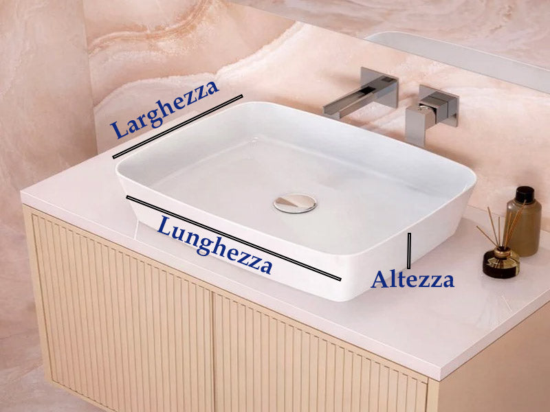 Tutte le misure del lavabo  e del bagno: guida tecnica alla scelta