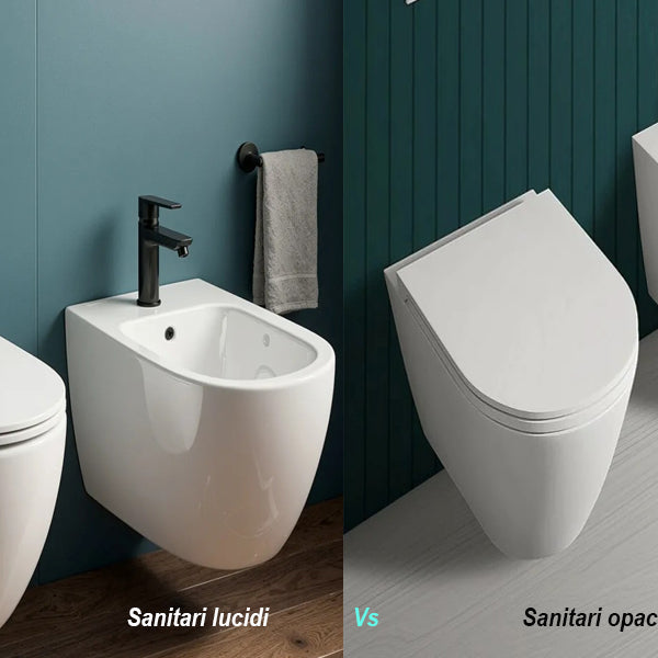 Sanitari lucidi o opachi: tutte le informazioni