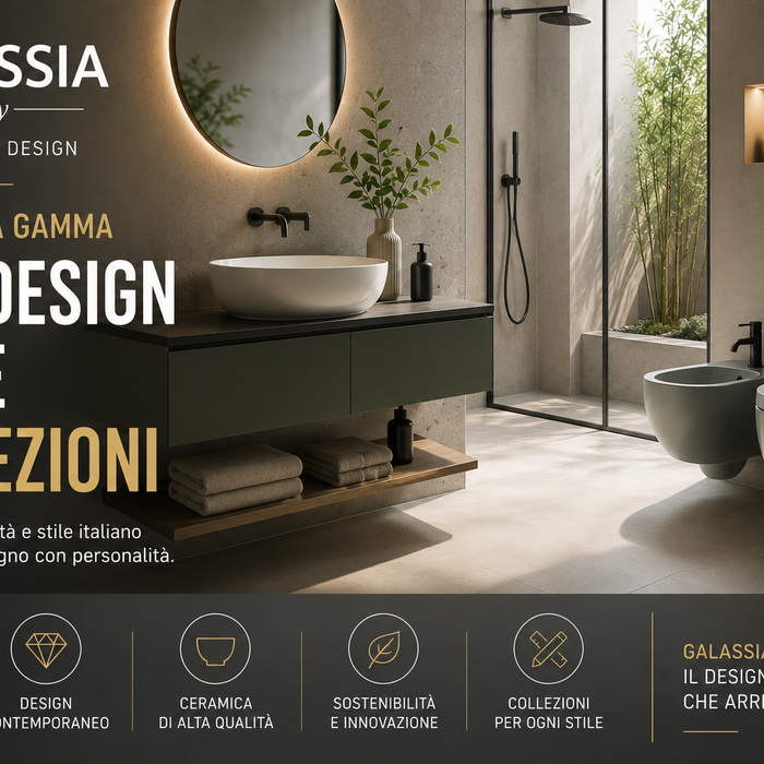 Ceramica Galassia: guida alla gamma e al design delle collezioni