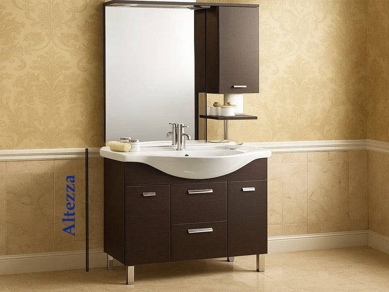 Altezza del mobile bagno: guida alla scelta della misura perfetta