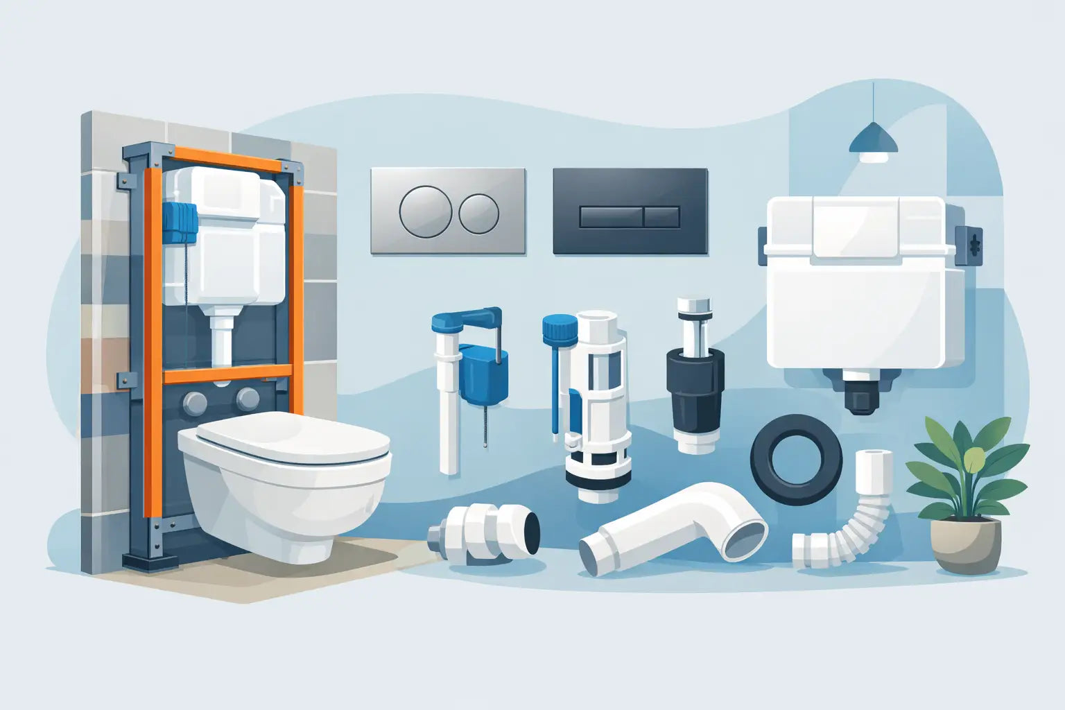 Ricambi cassette WC incasso: come sceglierli