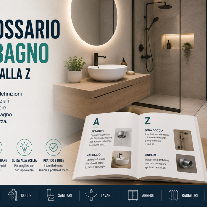 Il glossario del bagno dalla A alla Z