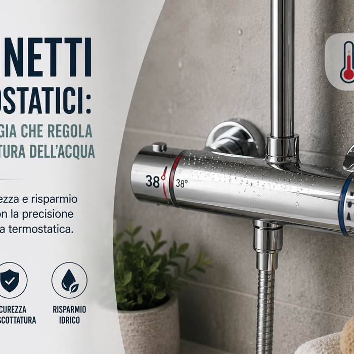 Rubinetti termostatici: la tecnologia che regola la temperatura dell'acqua