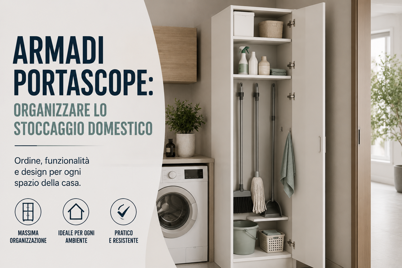 Armadi portascope: organizzare lo stoccaggio domestico