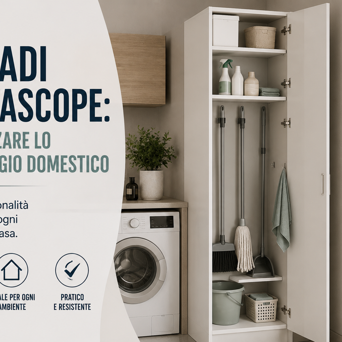 Armadi portascope: organizzare lo stoccaggio domestico