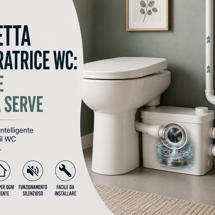 Cassetta trituratrice WC: cos'è e a cosa serve
