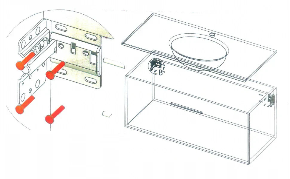 Come montare e fissare un mobile bagno sospeso: guida passo passo