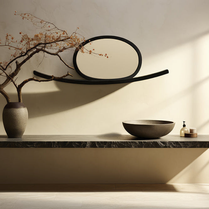 Mensole bagno moderne per lavabi da appoggio: idee di design