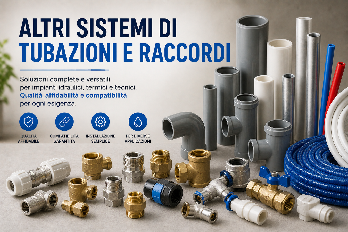 Altri sistemi di tubazioni e raccordi