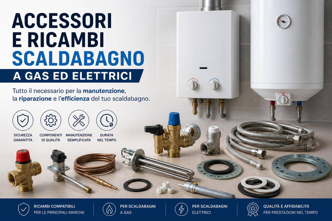Accessori e Ricambi scaldabagno a gas ed elettrici