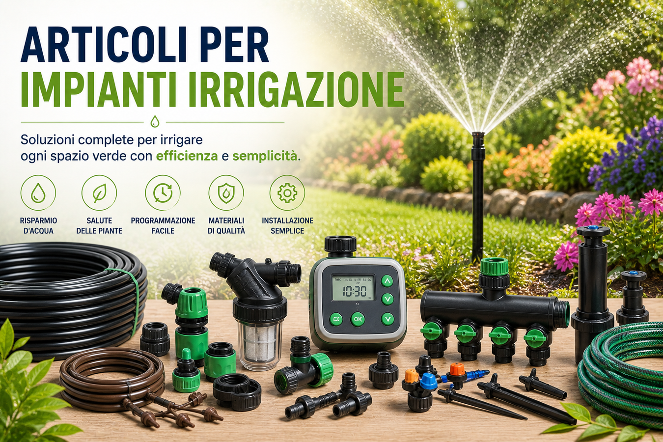 Articoli per impianti irrigazione