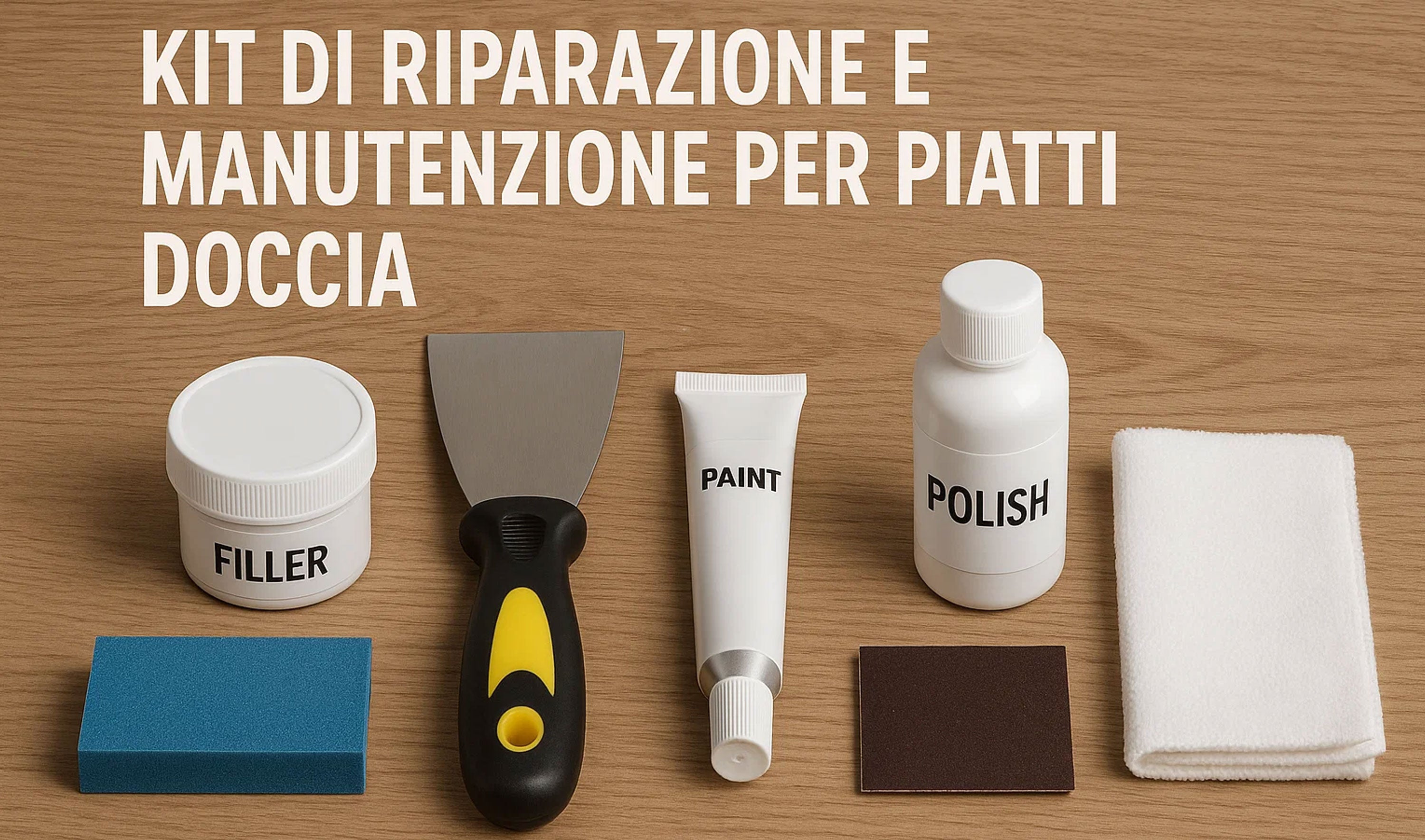 Kit di riparazione e Manutenzione piatti doccia