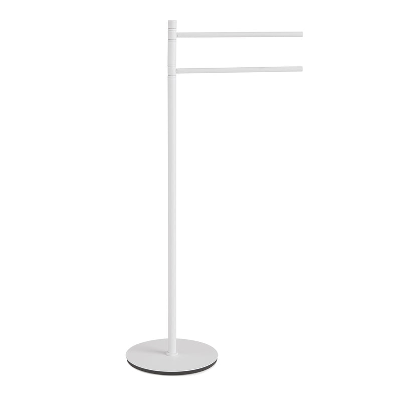 Piantana Portasalviette in acciaio inox Bianco Matt Gedy Mida
