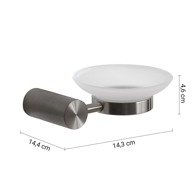 Distributeur de savon en acier inoxydable et Cromall Gedy série Felce - chromé