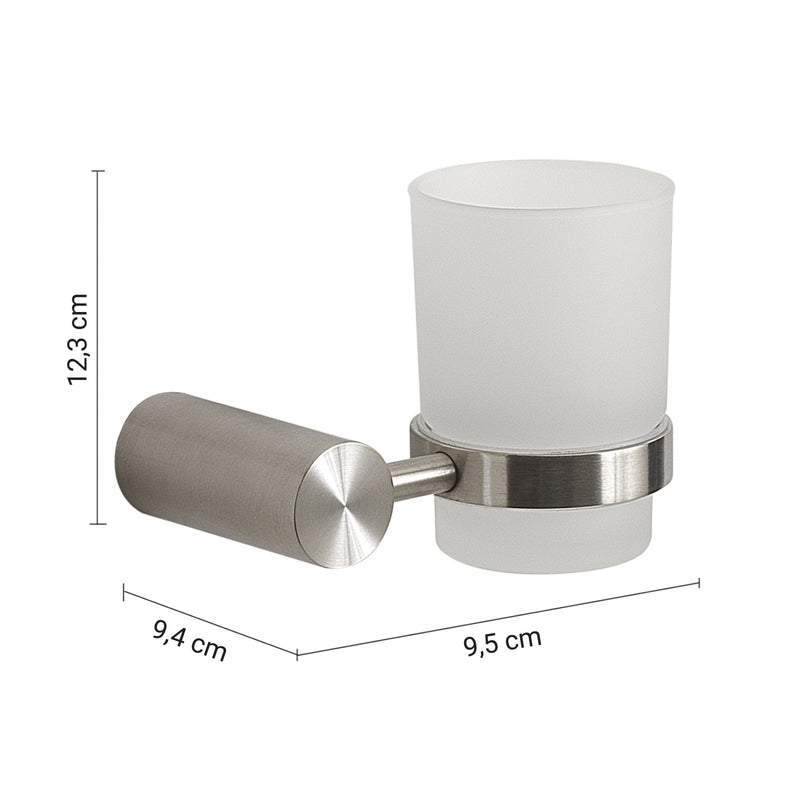 Distributeur de savon en acier inoxydable et Cromall Gedy série Felce - chromé