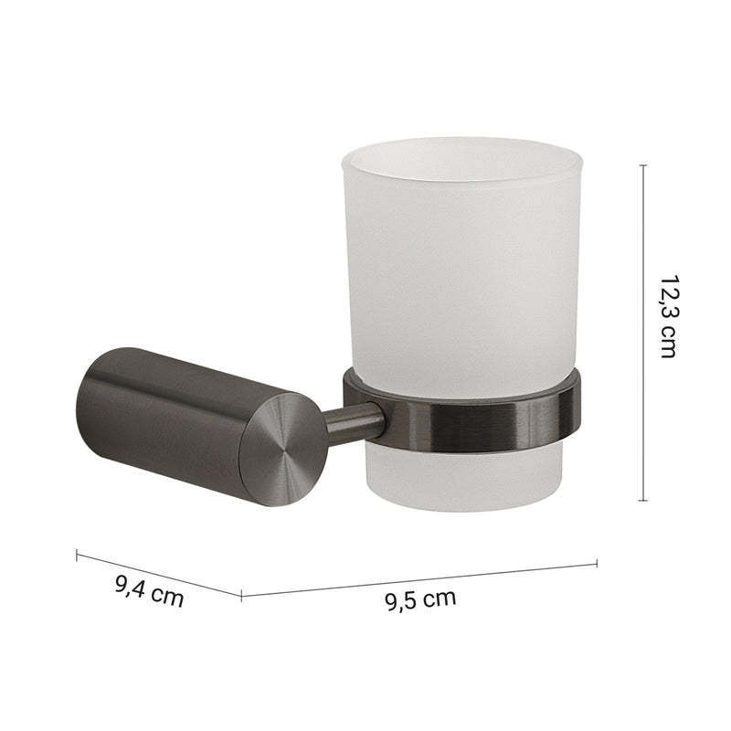 Distributeur de savon en acier inoxydable et Cromall Gedy série Felce - chromé