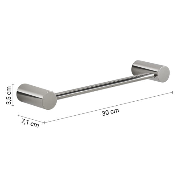 Seifenspender aus Edelstahl und Cromall Gedy Serie Felce - Verchromt