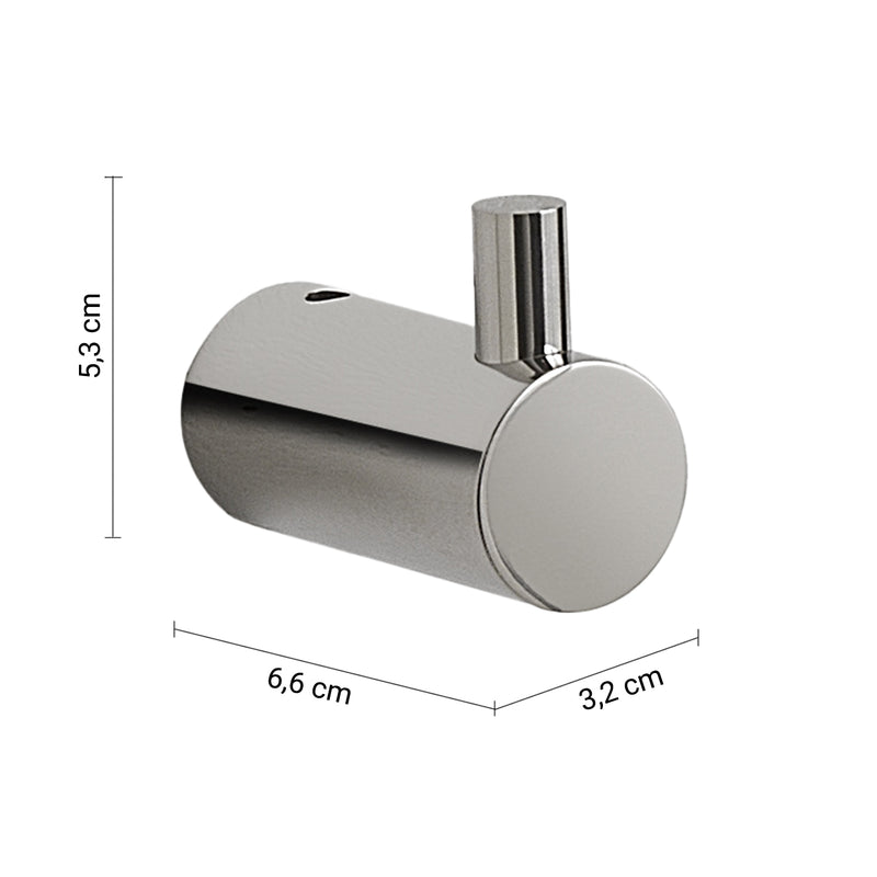 Soap dispenser in Stainless Steel and Cromall Gedy Felce series - Chrome