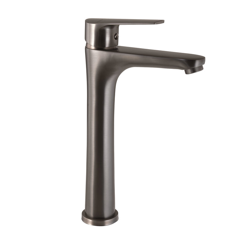 MISCELATORE LAVABO ALTO COMO GUN METAL