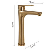 MISCELATORE LAVABO ALTO COMO ORO MATT